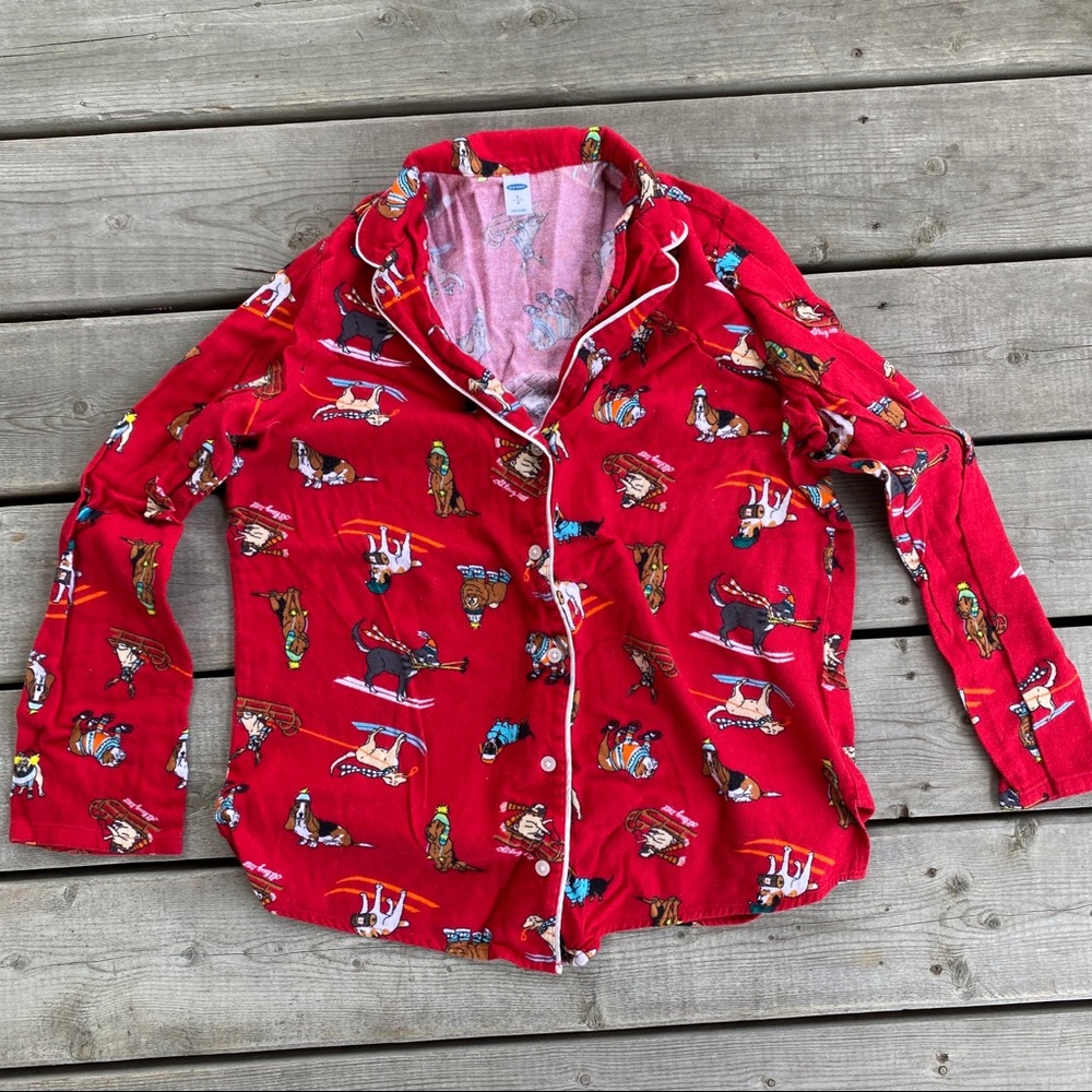 3/$25 || Old Navy Dog Pajama Top